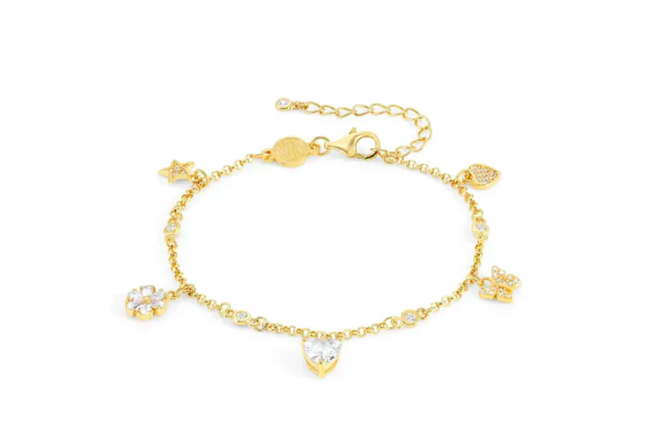 Sweetrock Nature Pendants Bracelet Gold