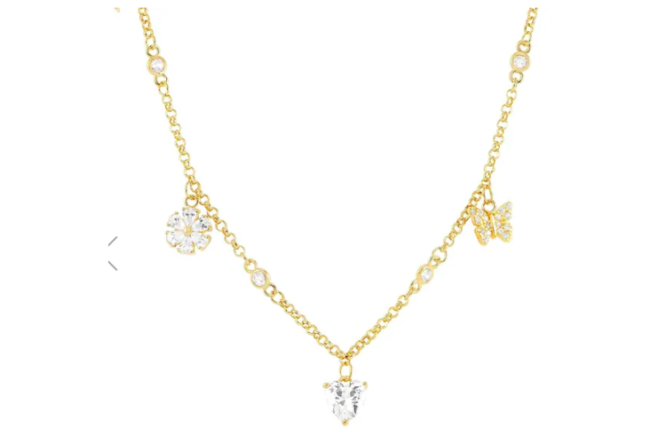 Sweetrock Nature Pendants Necklace Gold