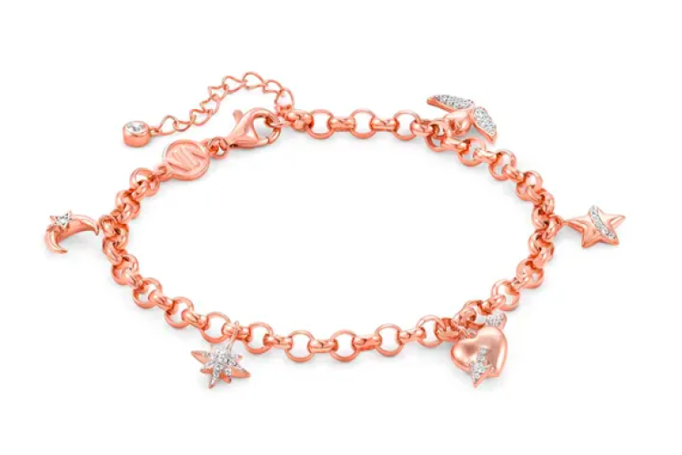 Sweetrock Pendants Bracelet Rose Gold 