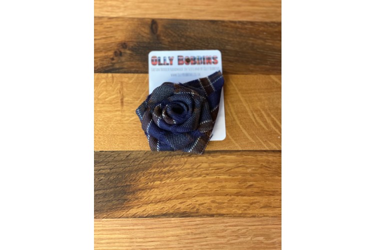 Tartan Rose Brooch