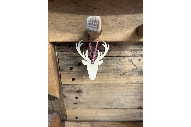 Tartan Hanging Stag