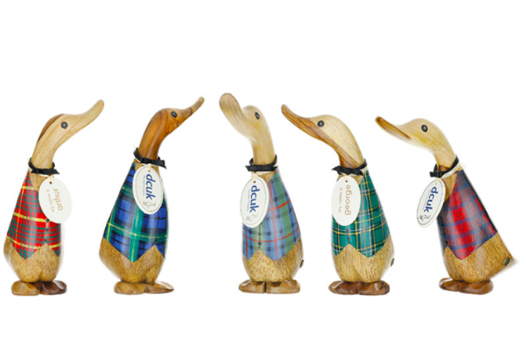 Tartan Waistcoat Duckling