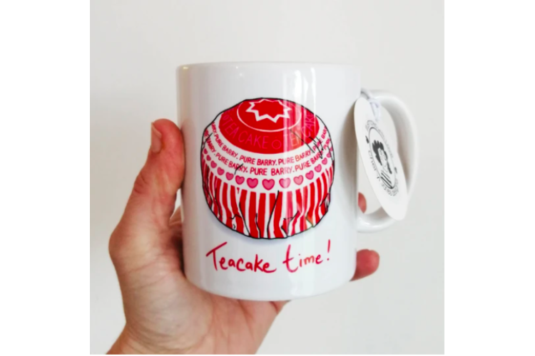 Teacake time! illustrated mug