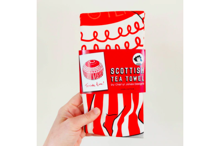 Teacake Time Tea Towel