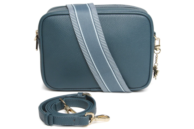 Teal Soho Dual Compartment Camera Crossbody Bag