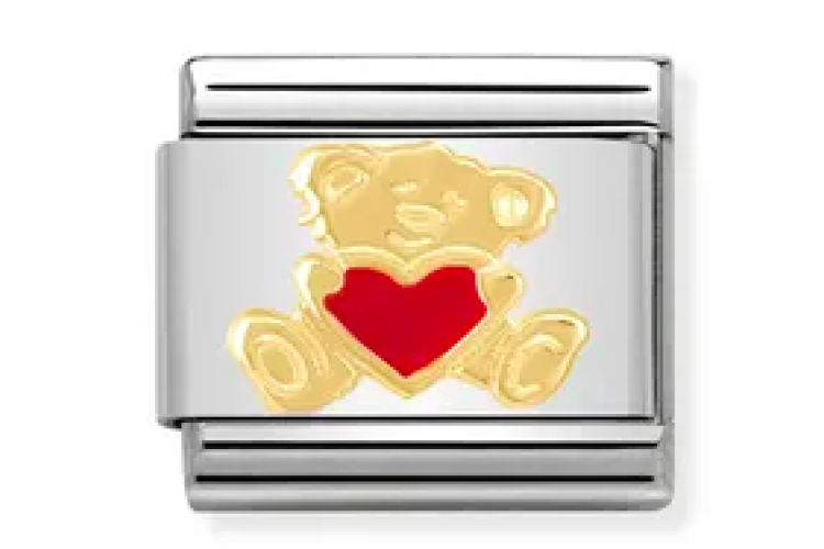 Teddy Bear With Heart Link 