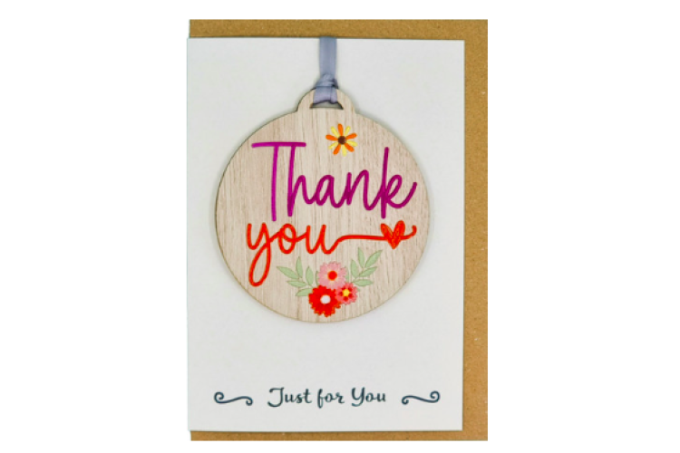 Thank You Card with Gift 