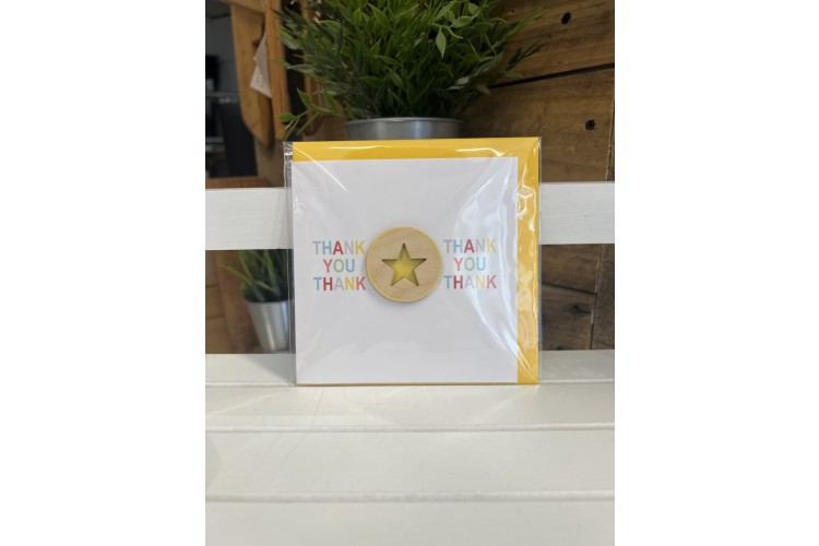 Thank You Star Card 