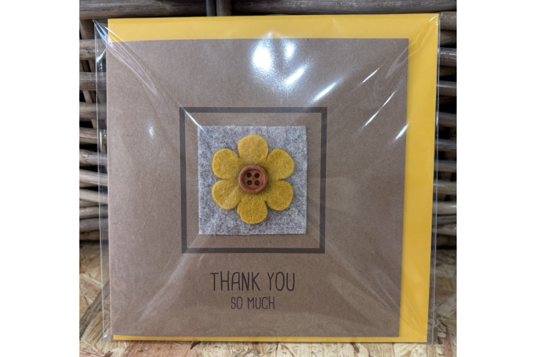 Thank You Flower Card