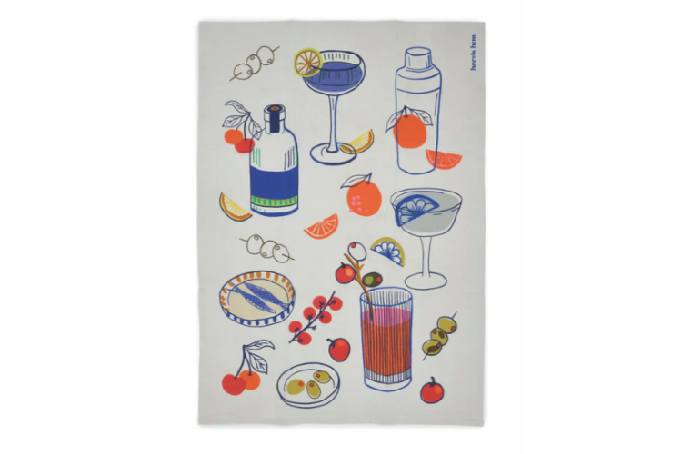 The Emmy Tea Towel - Cocktails
