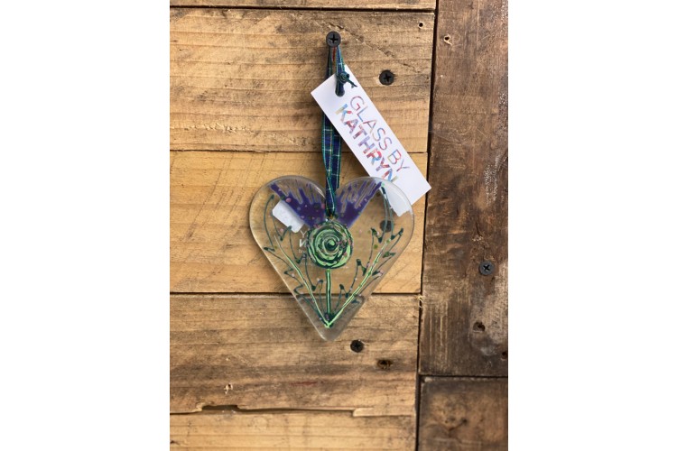 Thistle Hanging Heart