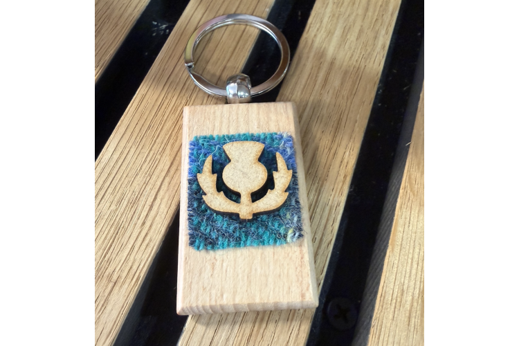 Thistle Keyring