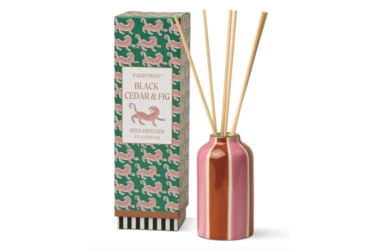 Tiger Ceramic Diffuser - Black Cedar & Fig