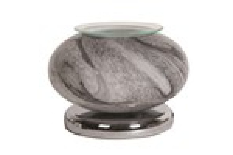Touch Electric Wax Melt Burner Grey Ellipse 19cm