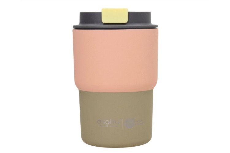 Travel coffee mug (pastel peach)