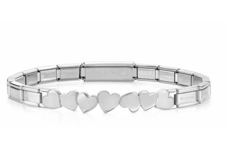 Trendsetter Bracelet Sliver with hearts 