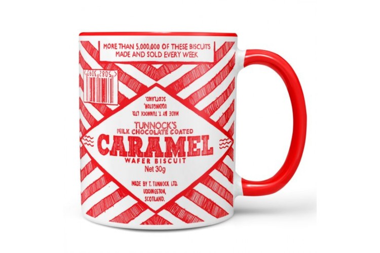 Tunnock’s Caramel Wafer Wrapper China Mug