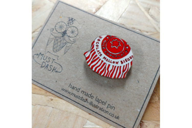 Tunnocks Teacake Pin
