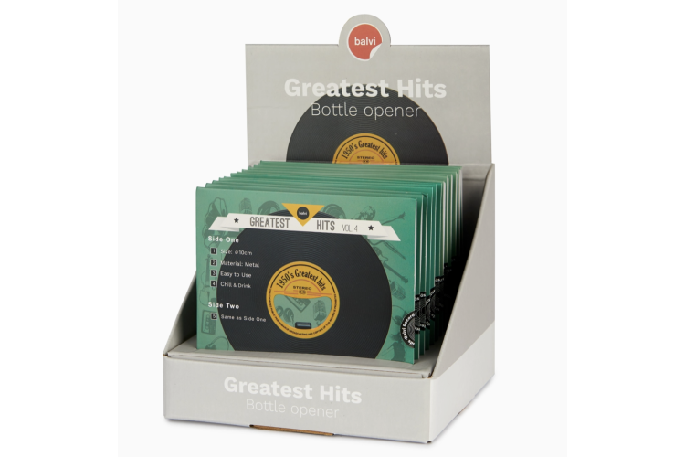 Vinyl Bottle Opener