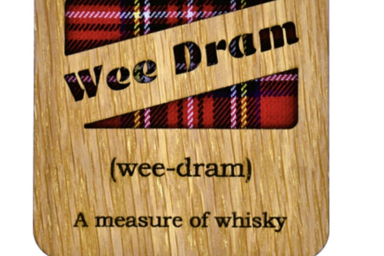 Wee Dram square coaster