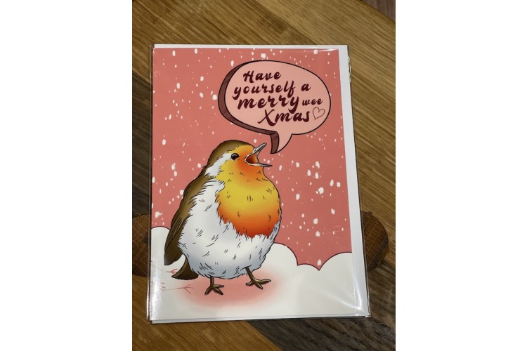 Wee Robin Christmas Card