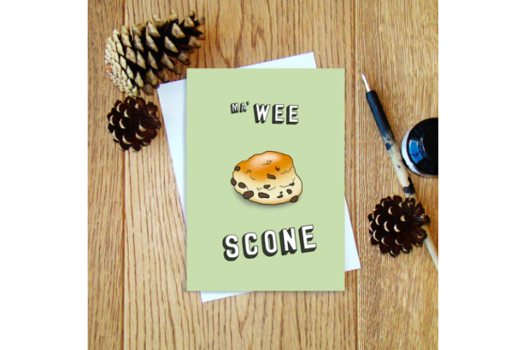 Wee Scone Greeting Card