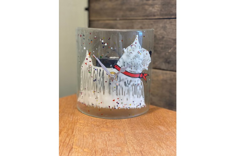 Westie Curve Clock
