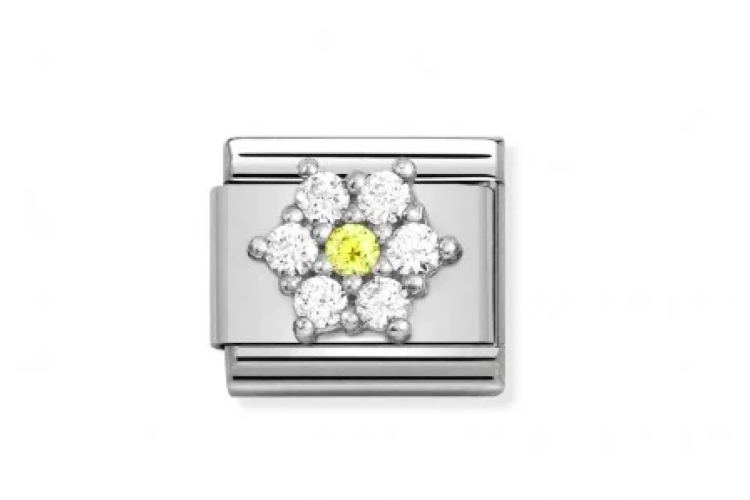 White and Yellow Flower Link