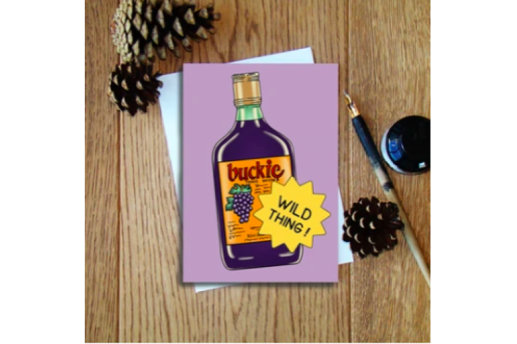 Buckie Wild Thing! Greeting Card