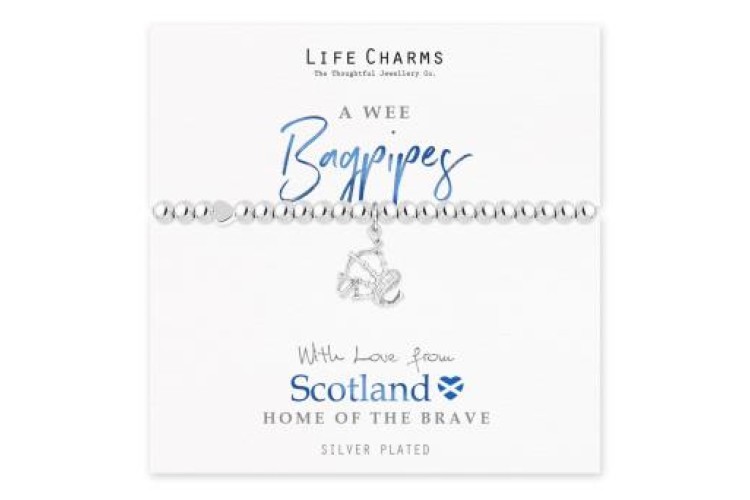 With Love from Scotland - Bagpipes bracelet