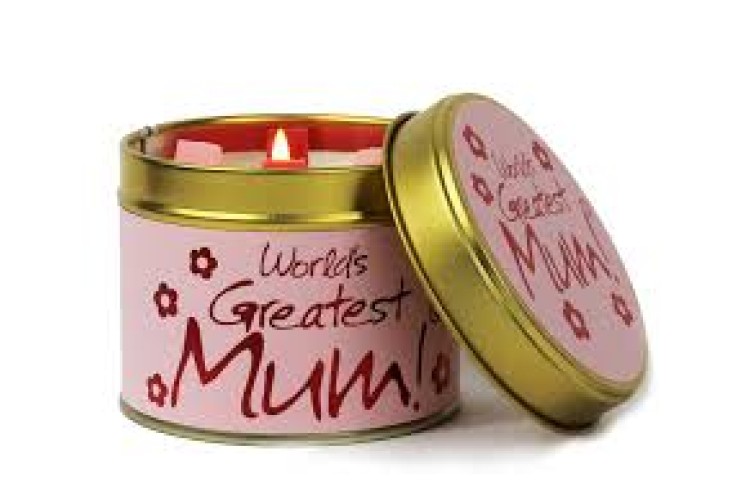 World's Greatest Mum! Scented Candle Tin