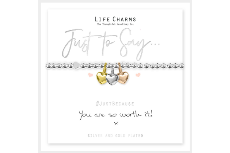 Just To Say Hearts Bracelet