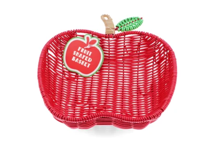 Woven Fruit Basket - Apple