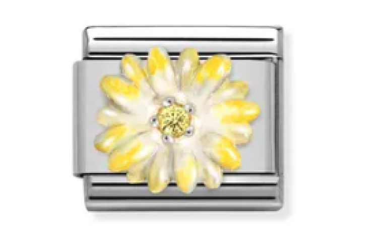 Yellow Flower with Yellow Stone Link