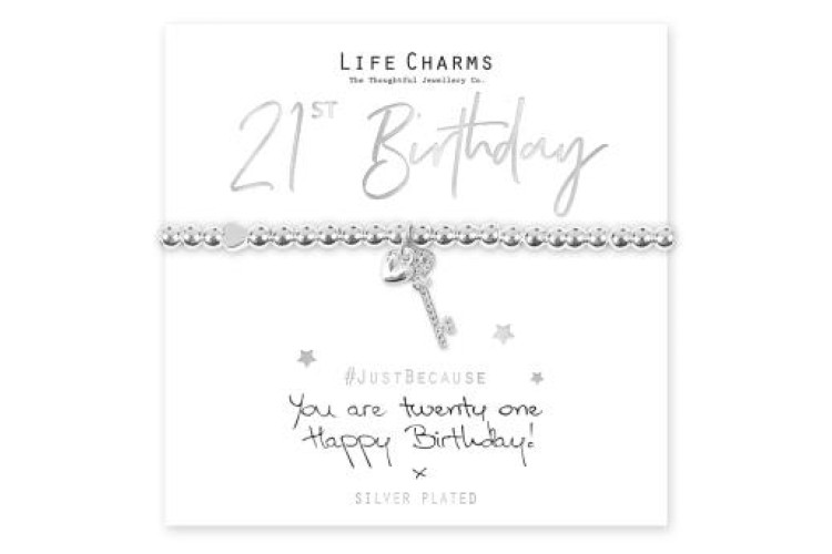 You Are 21 Key Bracelet